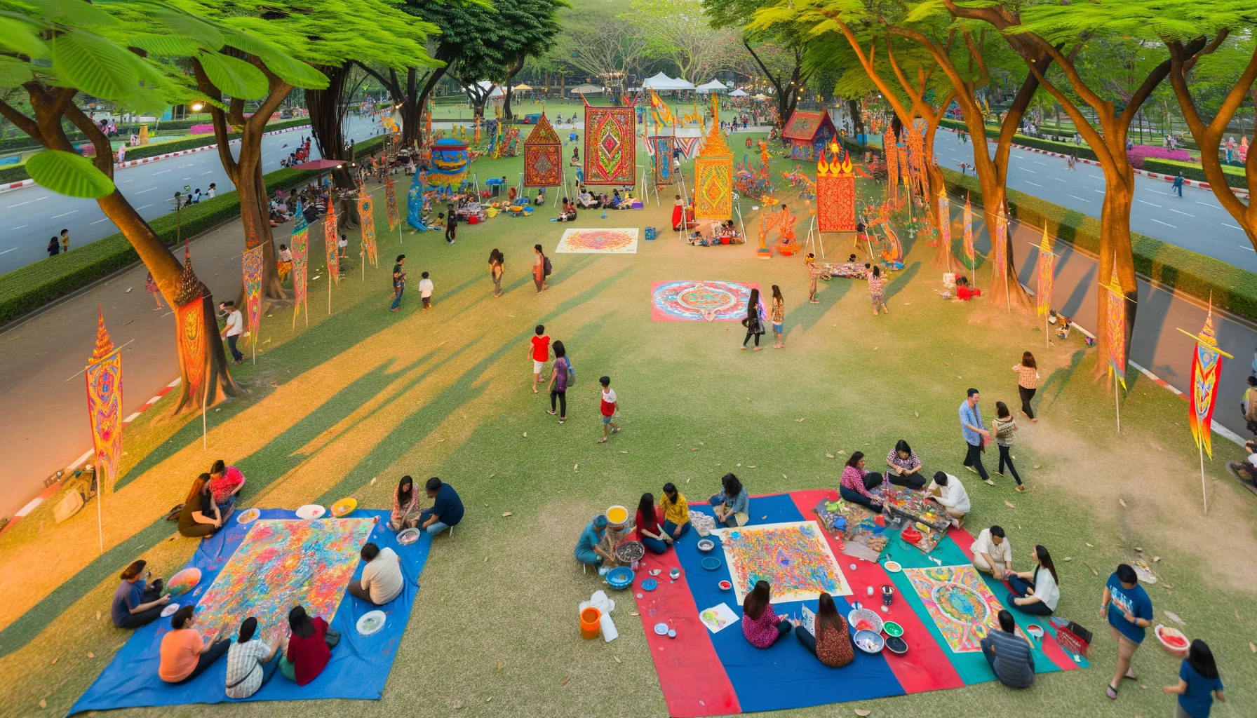 Culture comes to Lumpini Park with Saneh Art By Songkran Festival 2026 experience - Travel Guide