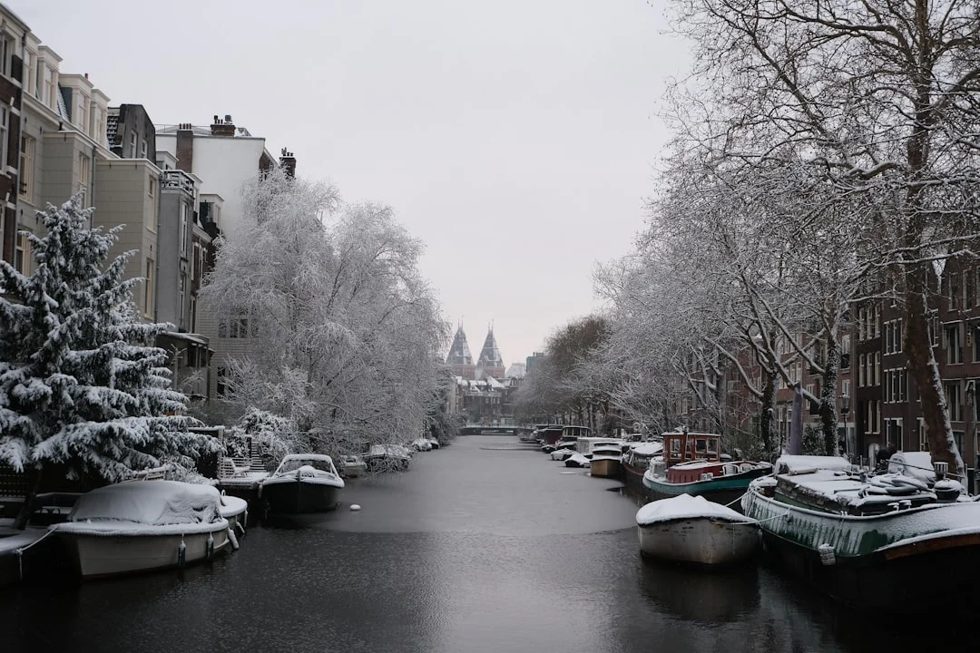 Amsterdam scenic view and landmarks