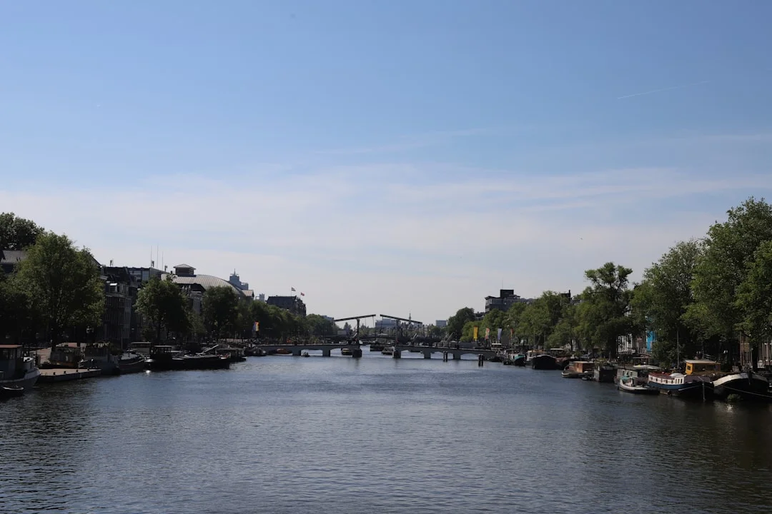 Amsterdam scenic view and landmarks