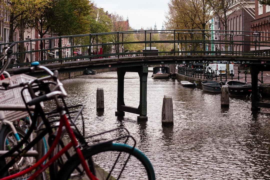Amsterdam scenic view and landmarks