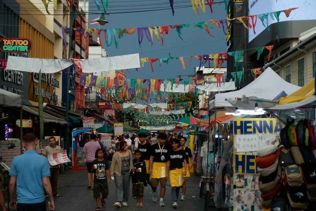 Bangkok local atmosphere and culture