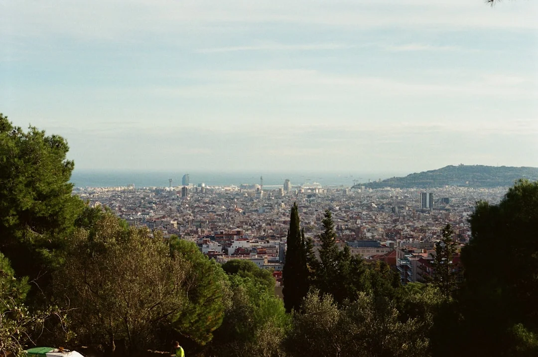 Barcelona scenic view and landmarks