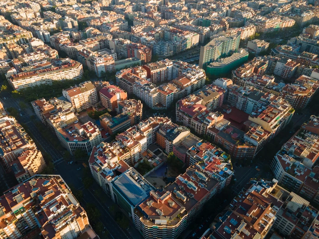 Barcelona scenic view and landmarks