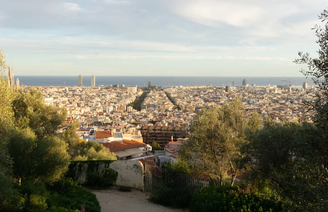 Barcelona scenic view and landmarks