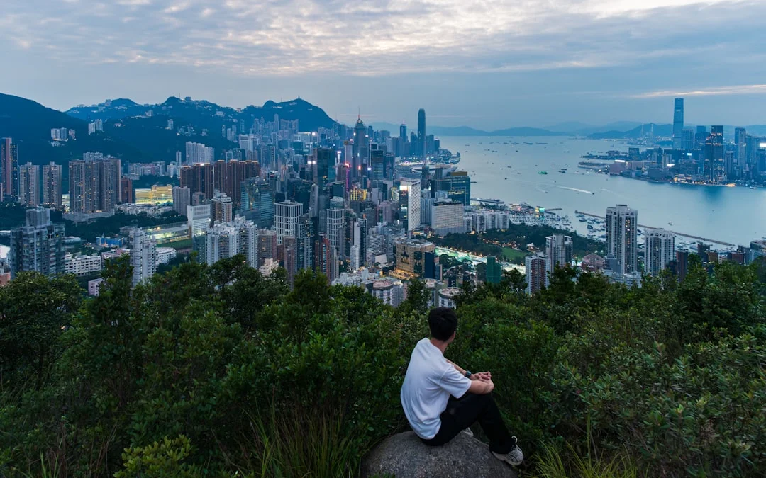 Hong Kong scenic view and landmarks