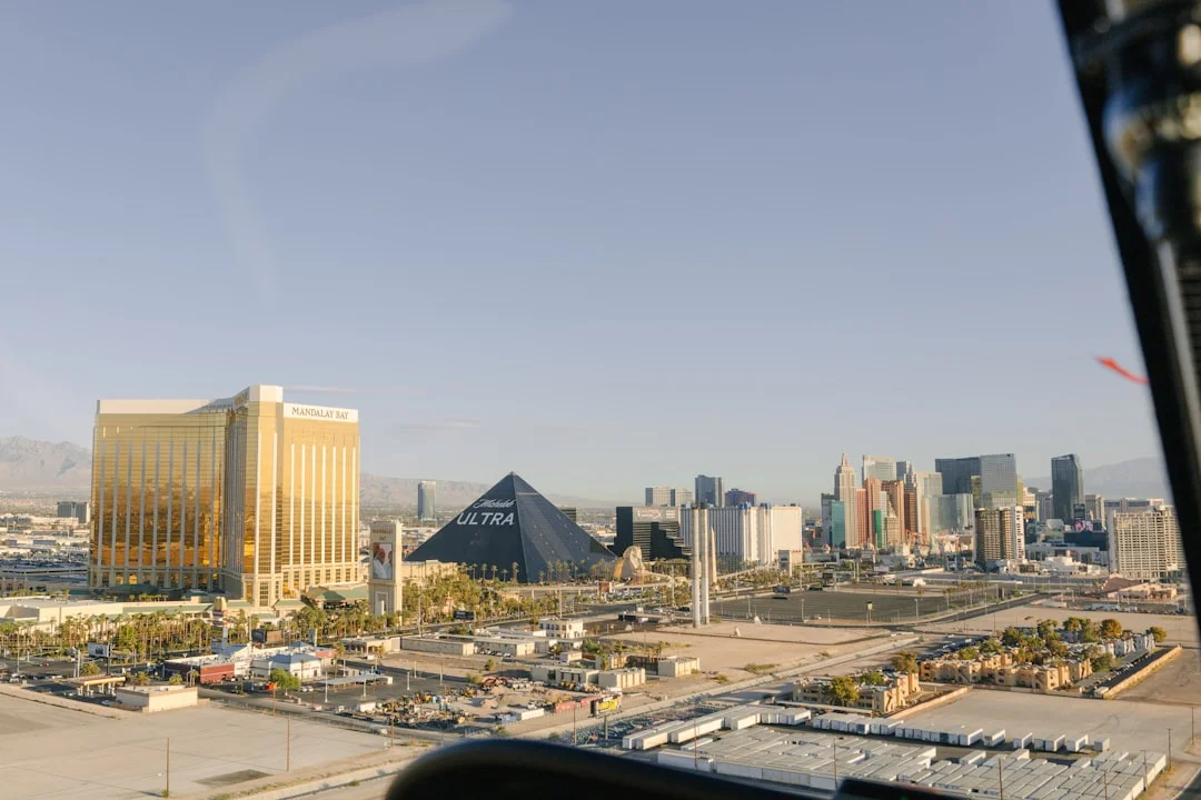 Las Vegas scenic view and landmarks