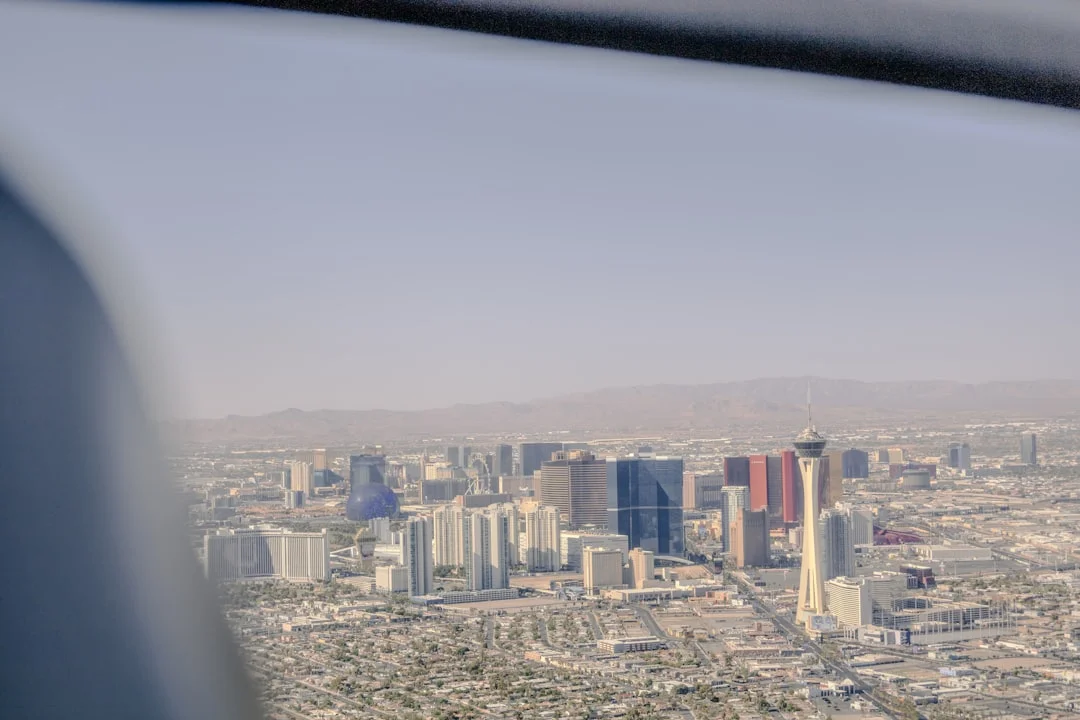 Las Vegas scenic view and landmarks