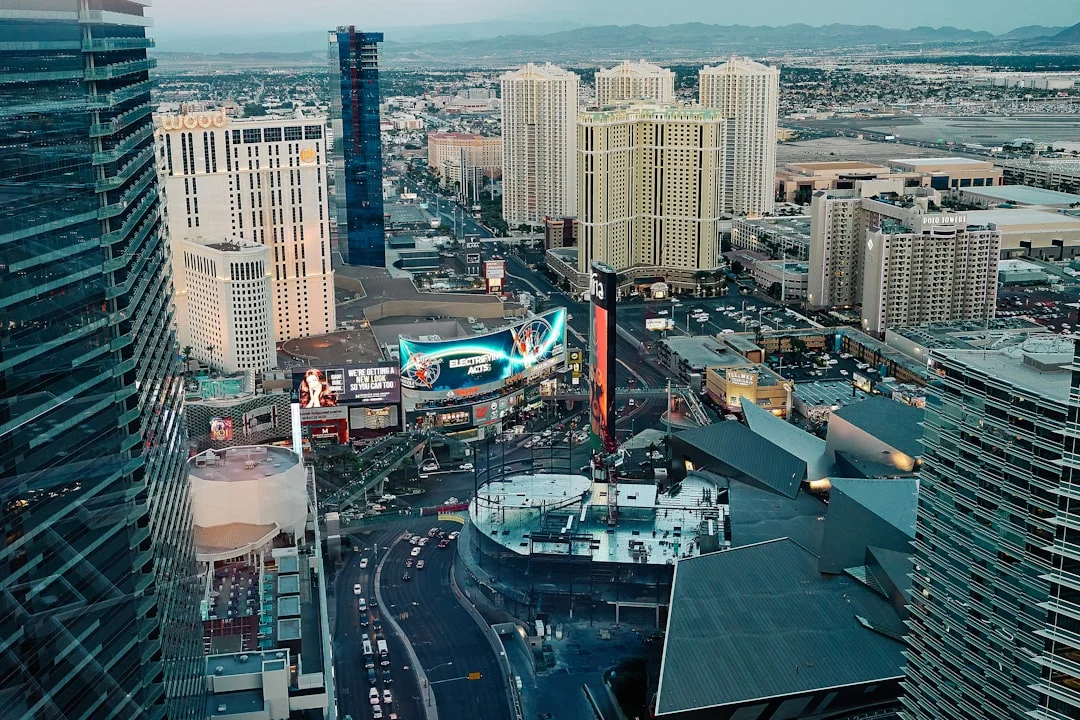 Las Vegas scenic view and landmarks