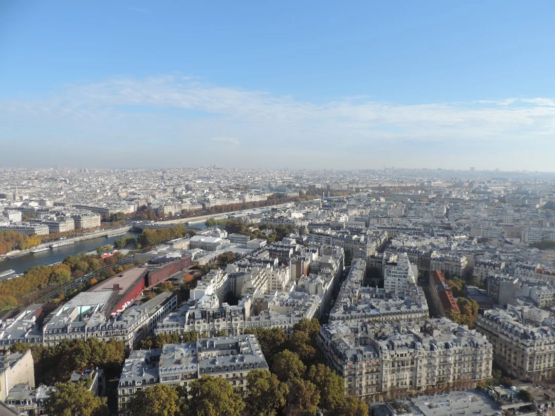 Paris scenic view and landmarks
