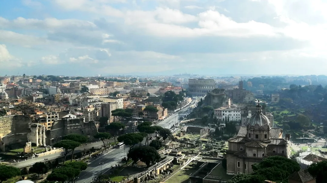 Rome scenic view and landmarks