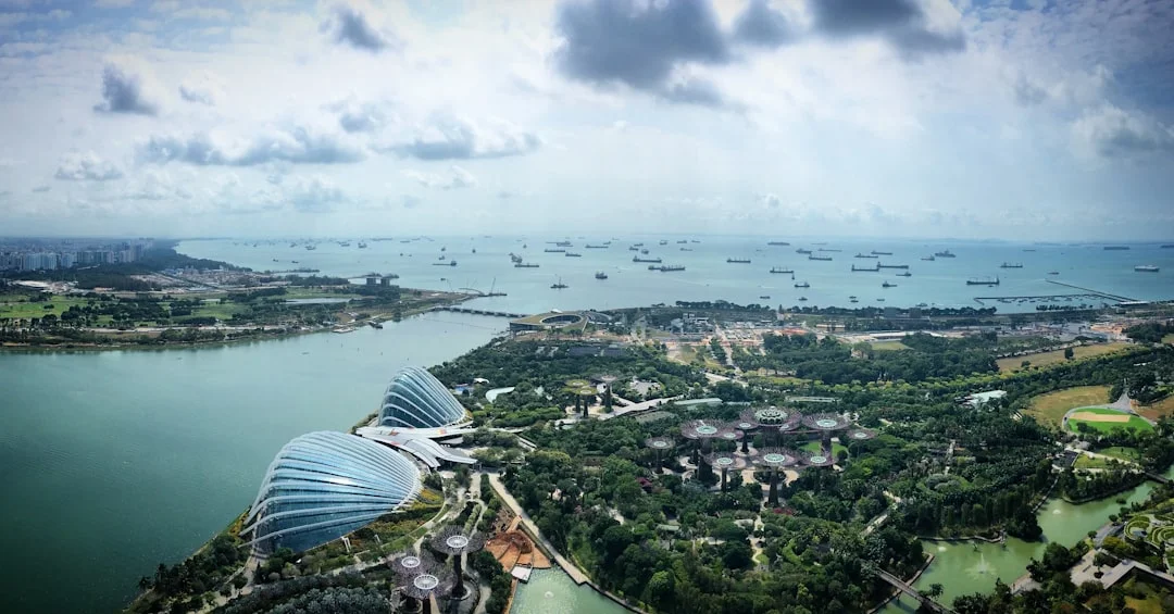 Singapore scenic view and landmarks